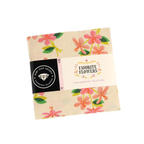 Favorite Flowers Charm Pack -- Ruby Star Society -- Moda Fabrics