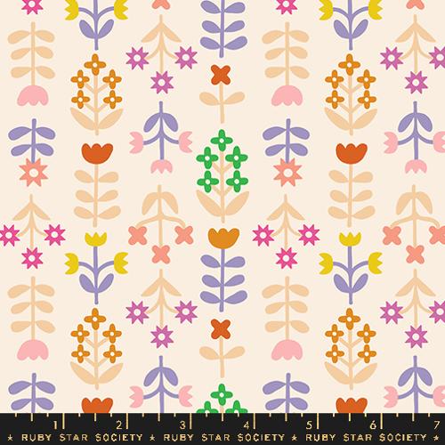 Meadow Florals in Natural -- Favorite Flowers by Ruby Star Society -- Moda Fabric