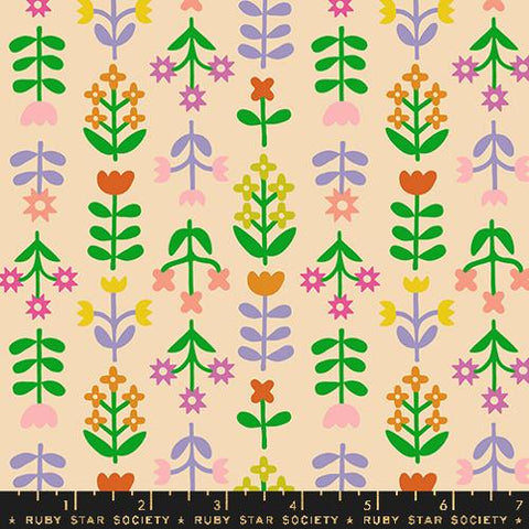 Meadow Florals in Vintage Paper -- Favorite Flowers by Ruby Star Society -- Moda Fabric
