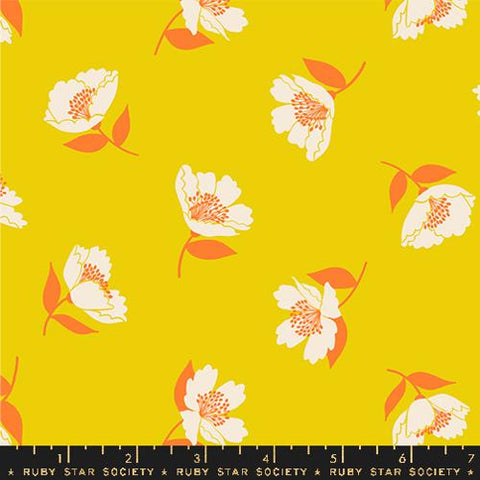 Fluttering Florals in Golden Hour -- Juicy by Melody Miller -- Ruby Star Society -- Moda Fabrics