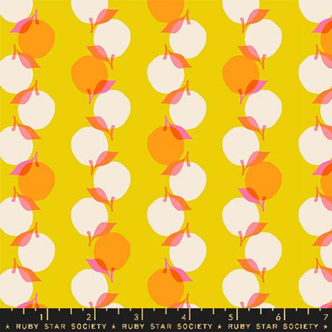 Stacked Up Fruit in Golden Hour -- Juicy by Melody Miller -- Ruby Star Society -- Moda Fabrics