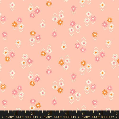Baby Flowers in Peach -- Juicy by Melody Miller -- Ruby Star Society -- Moda Fabrics