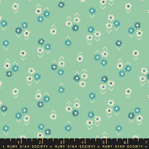 Baby Flowers in Moss -- Juicy by Melody Miller -- Ruby Star Society -- Moda Fabrics