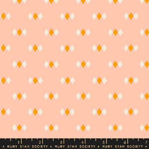 Diamonds in Peach -- Juicy by Melody Miller -- Ruby Star Society -- Moda Fabrics