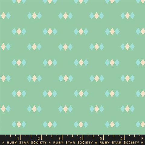 Diamonds in Moss -- Juicy by Melody Miller -- Ruby Star Society -- Moda Fabrics