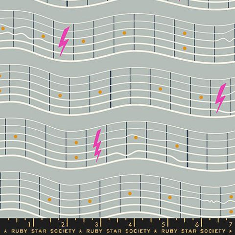 Fretboard in Oyster -- Teddy And The Bears --  Sarah Watts for Ruby Star Society -- Moda Fabrics