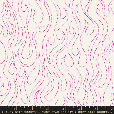 Flames in Glow Rose -- Teddy And The Bears --  Sarah Watts for Ruby Star Society -- Moda Fabrics