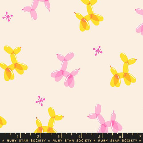 Balloon Animal in Natural -- Eye Candy-- Ruby Star Society -- Moda Fabrics