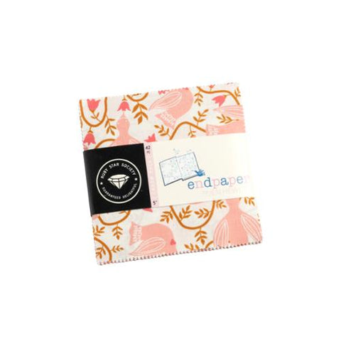 Endpaper Charm Pack -- Ruby Star Society