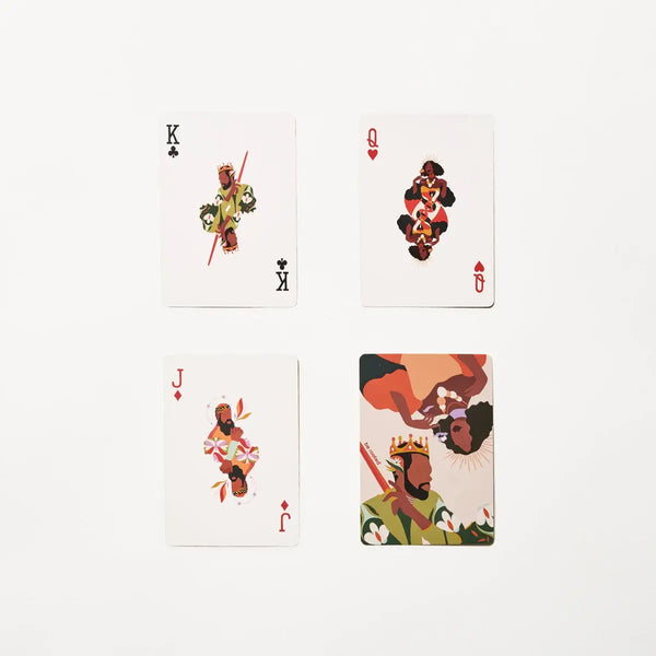 Spades Playing Cards Set, Illustrated Deck