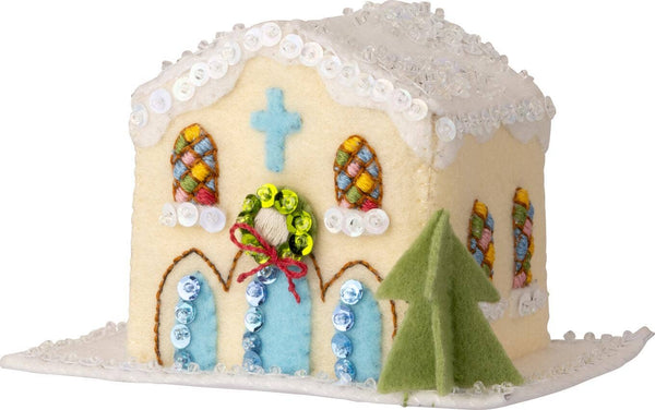 Bucilla® Putz Village 3D Ornaments - Seasonal Felt Kits