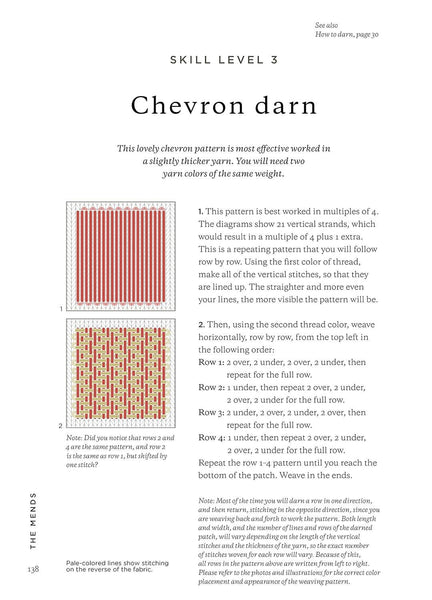 The Mending Directory - 50 Modern Stitch Patterns for Repair