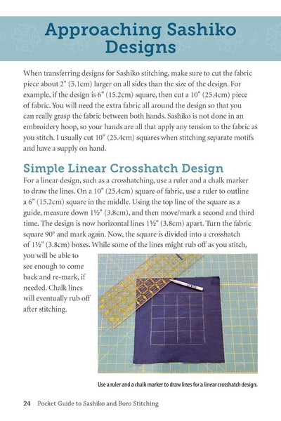 Pocket Guide to Sashiko & Boro Stitching- Carry Along Guide