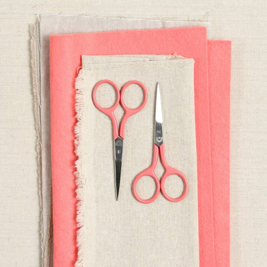 Embroidery Scissors, Coral