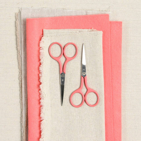 Embroidery Scissors, Coral
