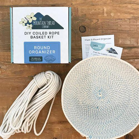 Coiled Rope Kit Round Organizer  -- THE MOUNTAIN THREAD COMPANY