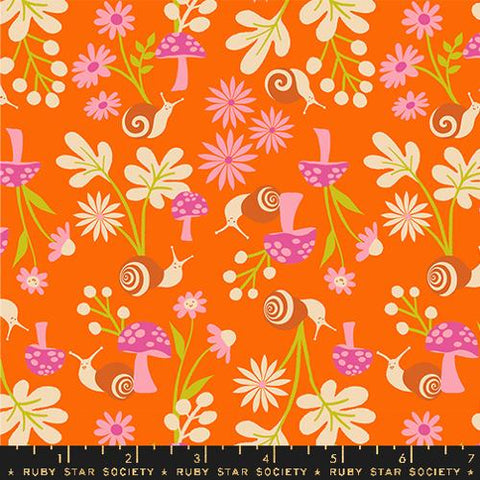 Snail Garden Goldfish --- Animal Animal by Ruby Star Society -- Moda Fabric