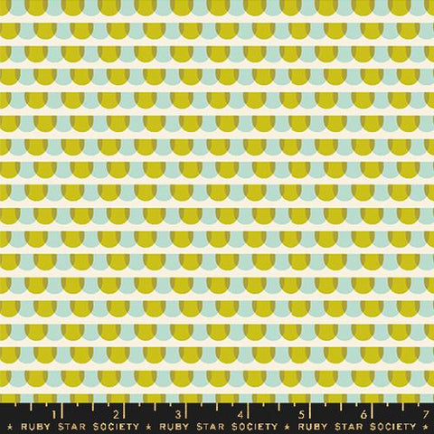 Roof Tiles in Pistachio --- Animal Animal by Ruby Star Society -- Moda Fabrics