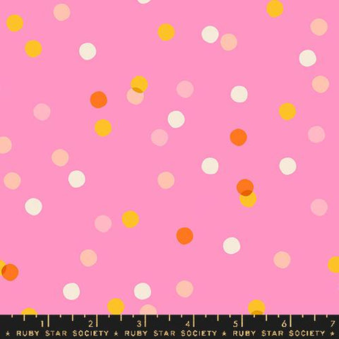 Spritz Dots in Flamingo --- Carousel by Melody Miller--  Ruby Star Society -- Moda Fabrics
