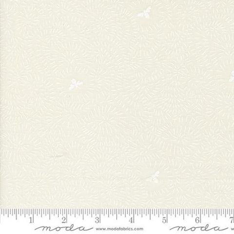 Twists and Turns in Porcelain -- Bee Garden by Gingiber -- Moda Fabrics
