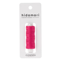 Pink -- Cosmo Hidamari Sashiko Solid Thread 30 Meters