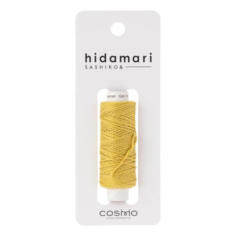 Light Green (Yellow) -- Cosmo Hidamari Sashiko Solid Thread 30 Meters