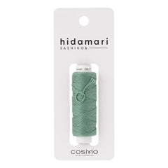 Dark Green Catnip #17 -- Cosmo Hidamari Sashiko Solid Thread 30 Meters