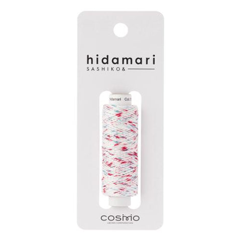 Snow Ice Variegated -- Cosmo Hidamari Sashiko Solid Thread 30 Meters