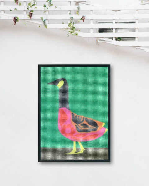Folk Goose Needlepoint Kit