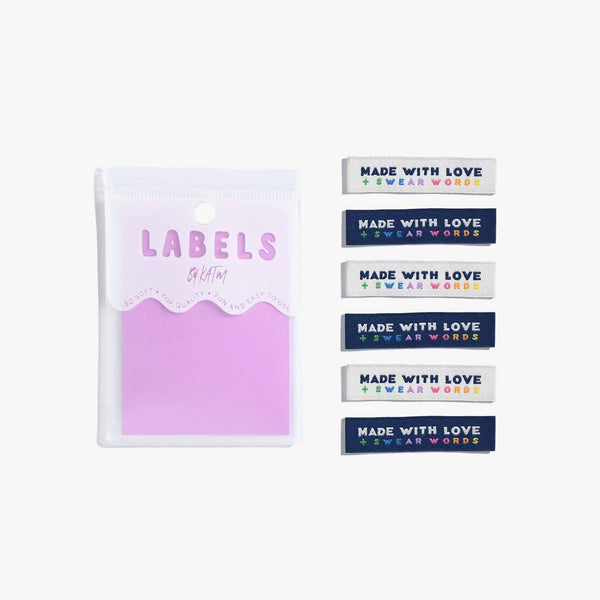Made With Love & Swear Words Labels |  by KATM