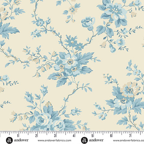 Heirloom Rose Breeze -- Special Delivery by Laundry Basket Quilts -- Andover Fabrics