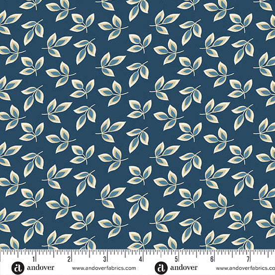 Jewelweed Indigo -- Special Delivery by Laundry Basket Quilts -- Andover Fabrics