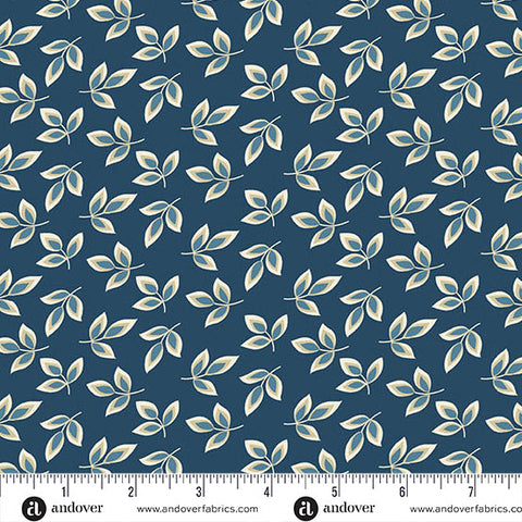 Jewelweed Indigo -- Special Delivery by Laundry Basket Quilts -- Andover Fabrics