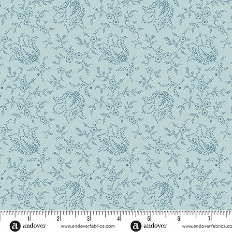 Garden Tulip Sky -- Special Delivery by Laundry Basket Quilts -- Andover Fabrics
