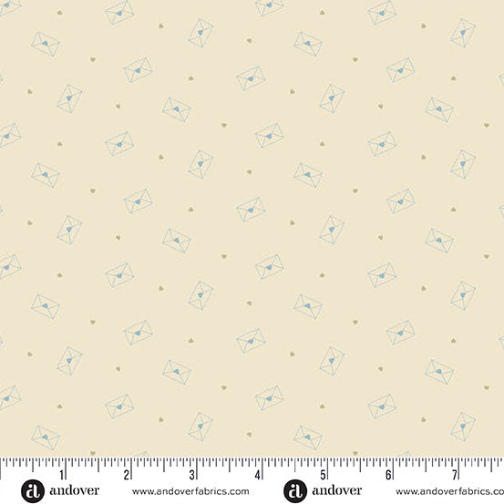 Love Letters Stationary -- Special Delivery by Laundry Basket Quilts -- Andover Fabrics