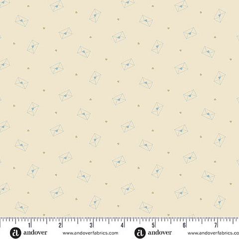 Love Letters Stationary -- Special Delivery by Laundry Basket Quilts -- Andover Fabrics