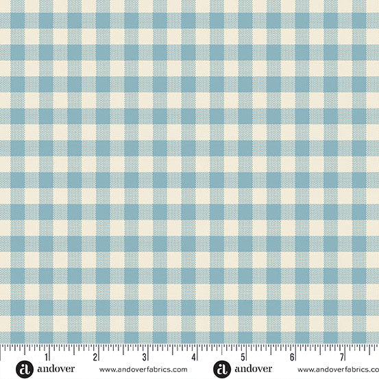 Gingham Chambray -- Special Delivery by Laundry Basket Quilts -- Andover Fabrics