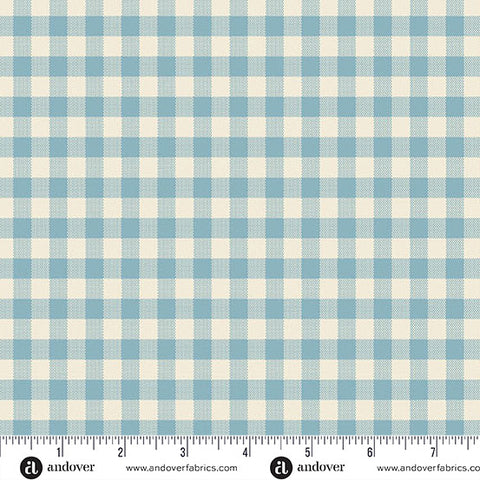 Gingham Chambray -- Special Delivery by Laundry Basket Quilts -- Andover Fabrics