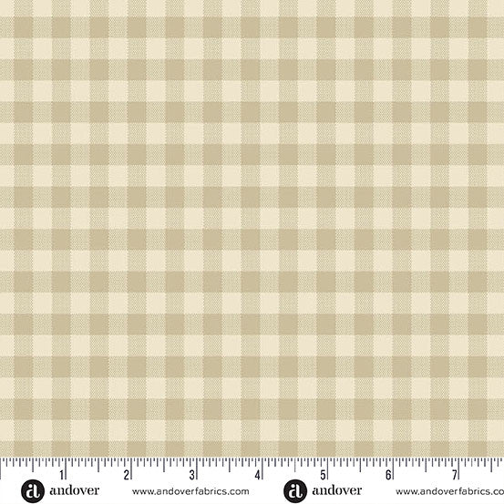 Gingham Linen -- Special Delivery by Laundry Basket Quilts -- Andover Fabrics