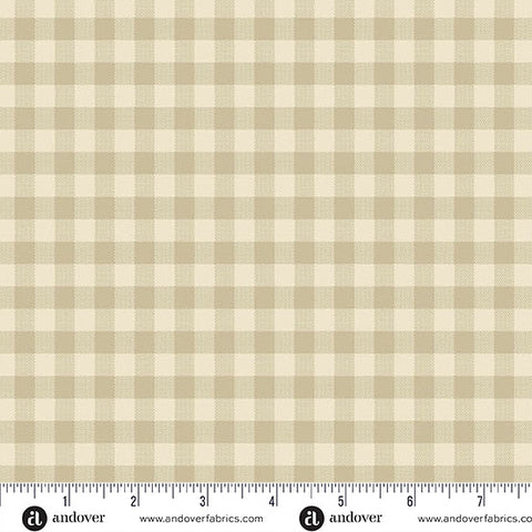 Gingham Linen -- Special Delivery by Laundry Basket Quilts -- Andover Fabrics