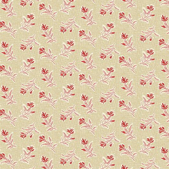 Summer Field in Shortbread -- Little Sweetheart by Laundry Basket Quilts -- Andover Fabrics