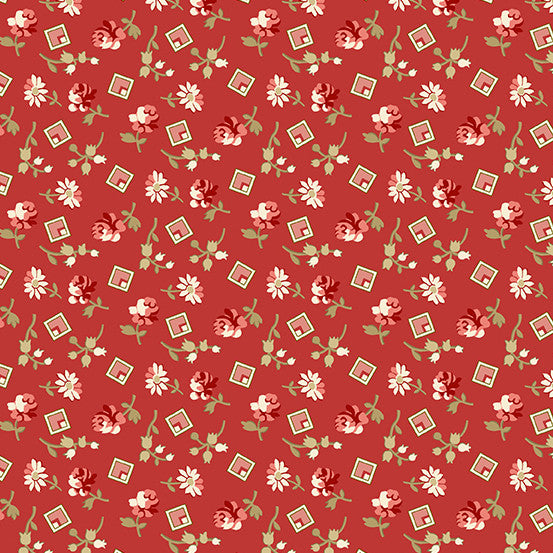 Something Borrowed in Crimson -- Little Sweetheart by Laundry Basket Quilts -- Andover Fabrics