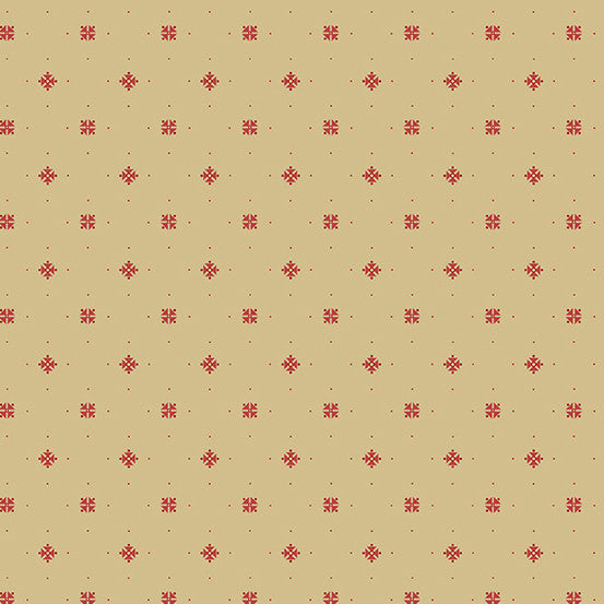 Princess Cut in Shortbread -- Little Sweetheart by Laundry Basket Quilts -- Andover Fabrics