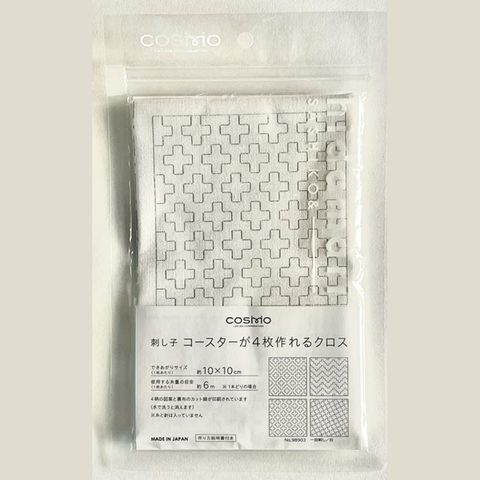 COSMO Sashiko Preprinted Coaster Fabric