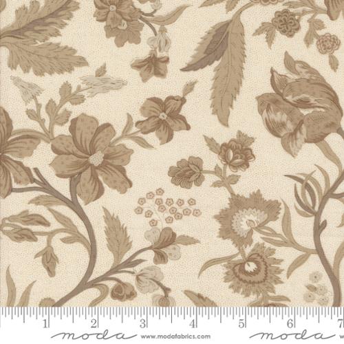 Parterre Florals in Pearl -- Sacre Bleu by French General for Moda Fabrics