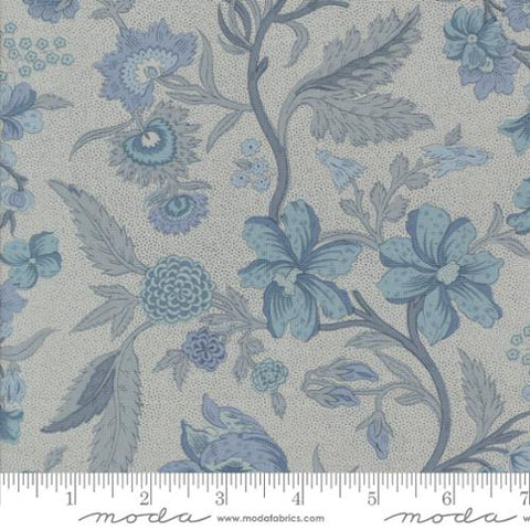 Parterre Florals in Ciel Blue -- Sacre Bleu by French General for Moda Fabrics