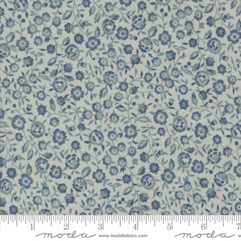Renoncule Florals in Ciel Blue -- Sacre Bleu by French General for Moda Fabrics