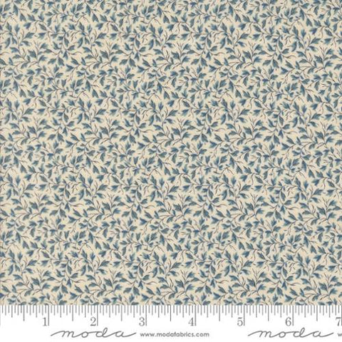 Primvere Blenders Leaves in French Pearl Blue -- Sacre Bleu by French General for Moda Fabrics