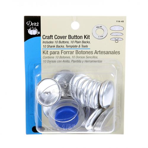 Craft Cover Button Kit Sz 45 -- Dritz