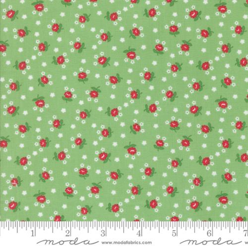 Fairground Small Floral in Green -- Summertime by Camille Roskelley -- Moda Fabrics